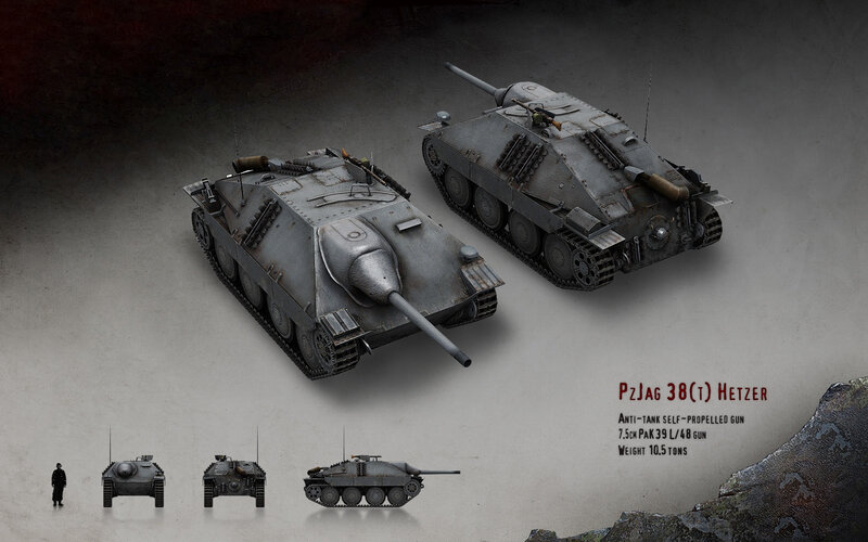PzJag 38(t) Hetzer tank