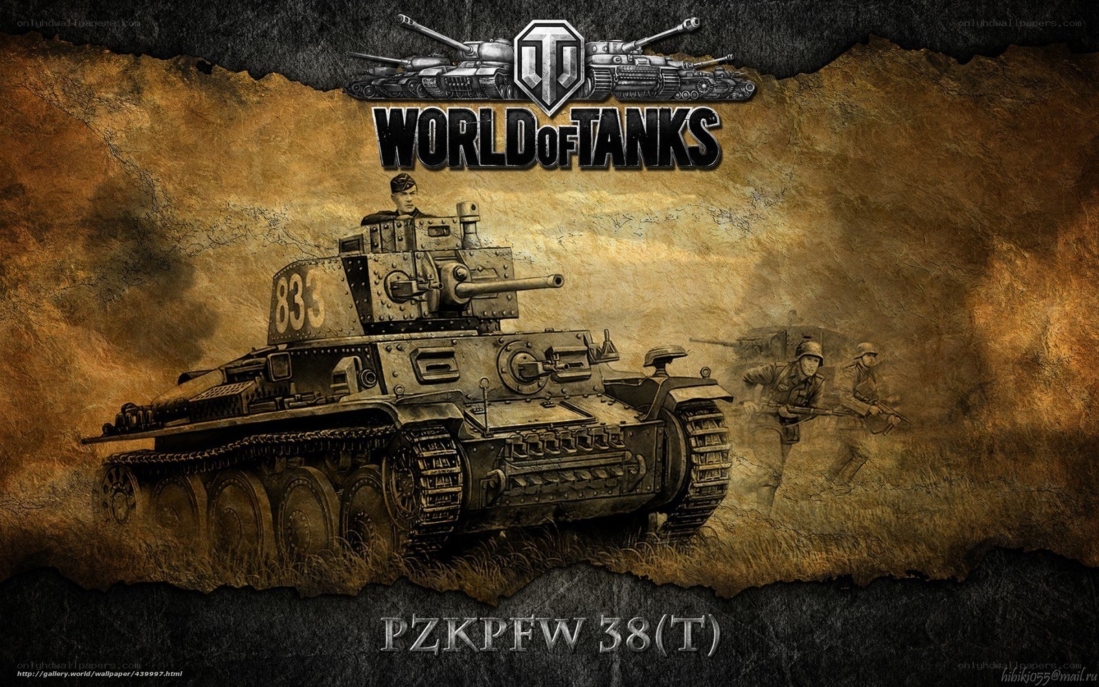 PzKpfw 38(t) tank artwork