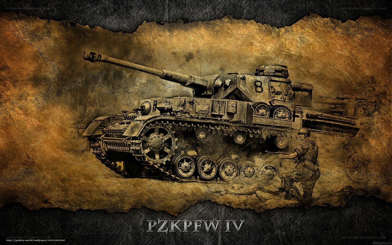 PzKpfw IV tank artwork