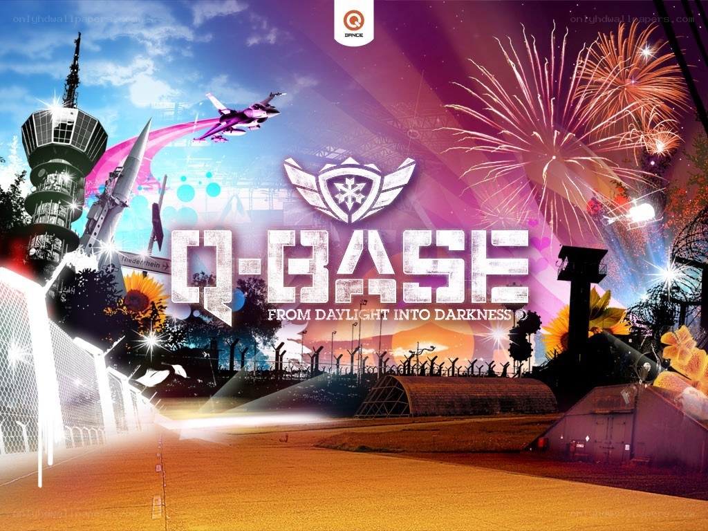 Q-Base festival poster