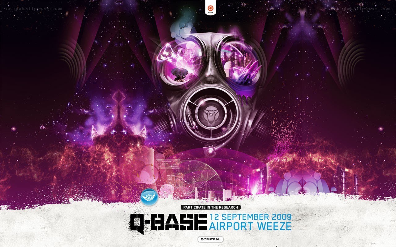 Q-Base festival poster