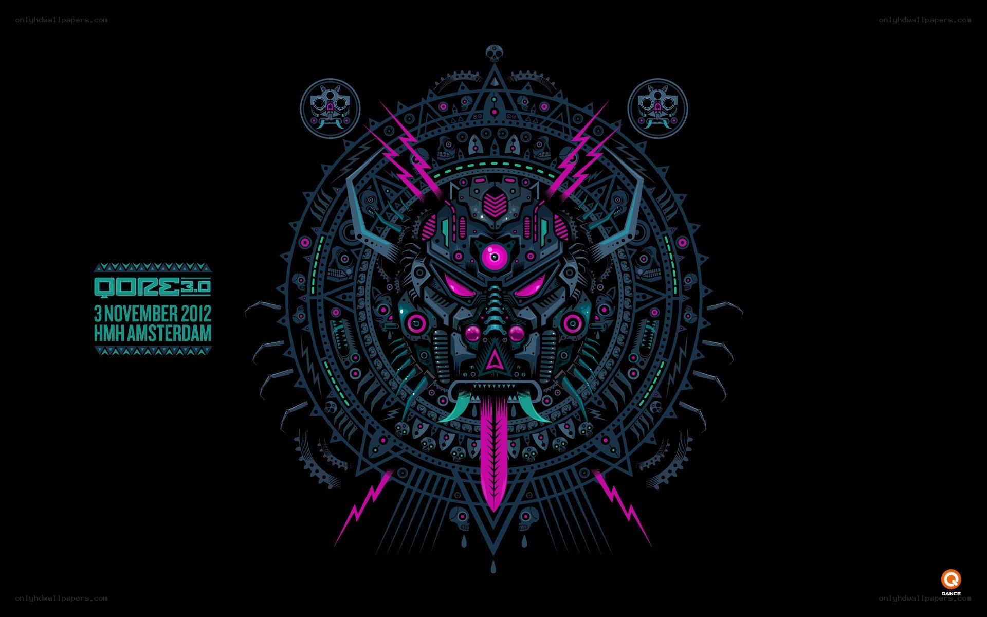 Q-Dance Qore 3.0 event poster