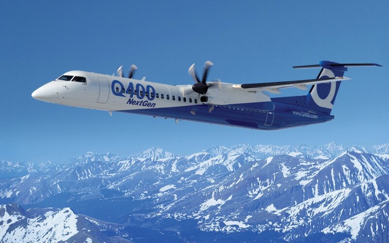 Q400 NextGen Aircraft — Blue