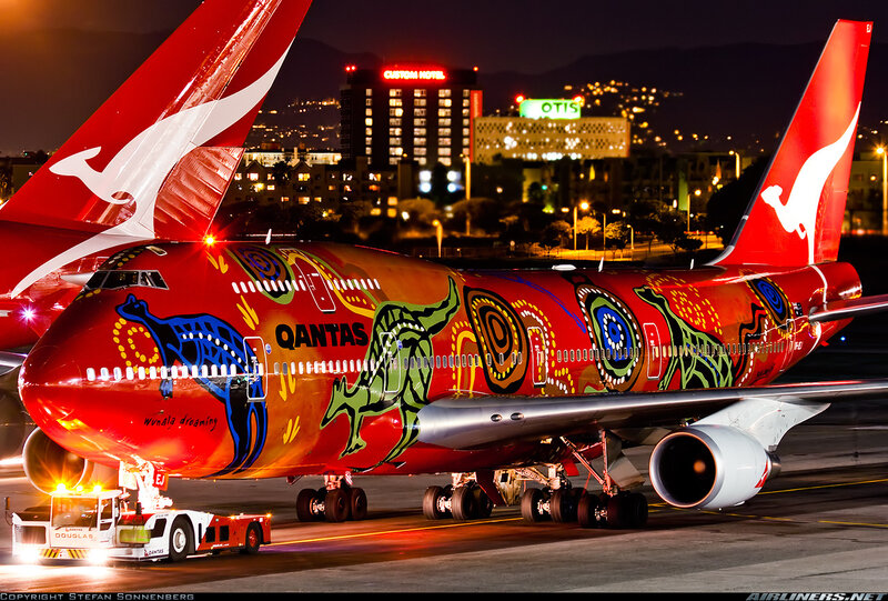 Qantas Boeing 747 Aircraft