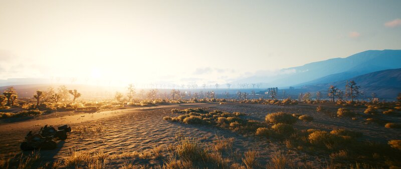 Quad Bike in Desert