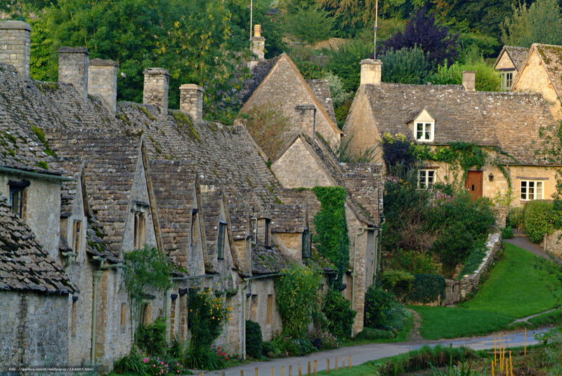 quaint stone village in england
