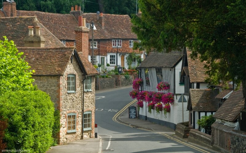 quaint village street