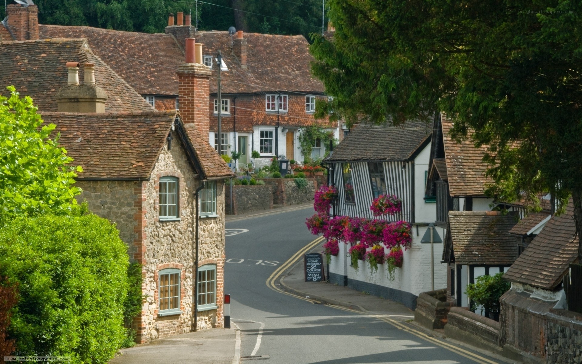 quaint village street