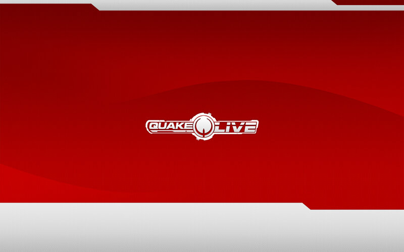 Quake Live logo on red background