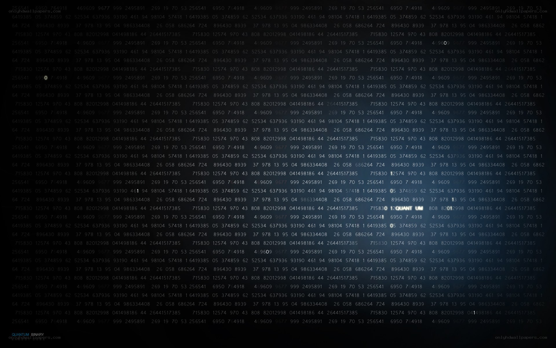 Quantum binary code