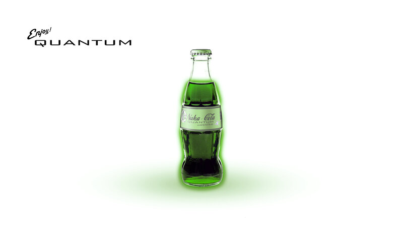 Quantum Nuka-Cola bottle