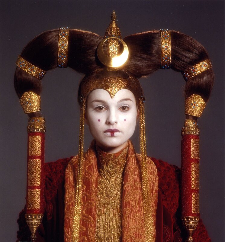 Queen Amidala in ceremonial attire