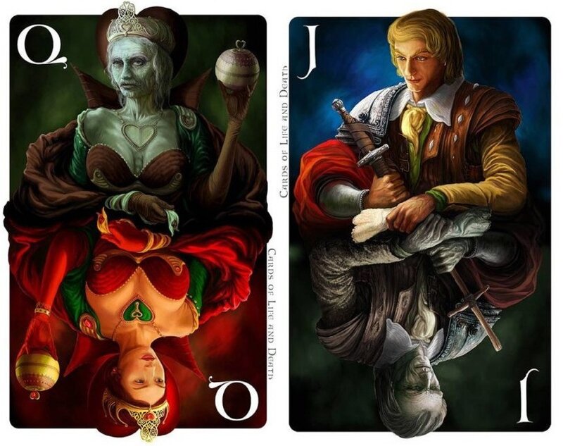 Queen and Jester Cards