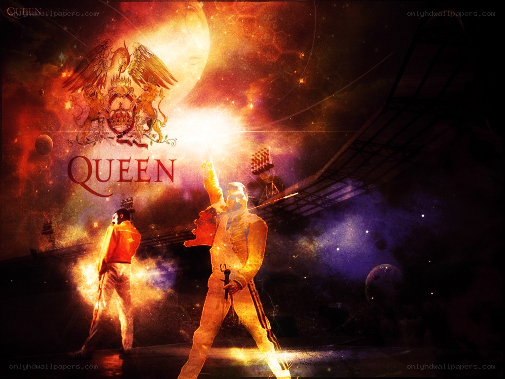 Queen band concert artwork