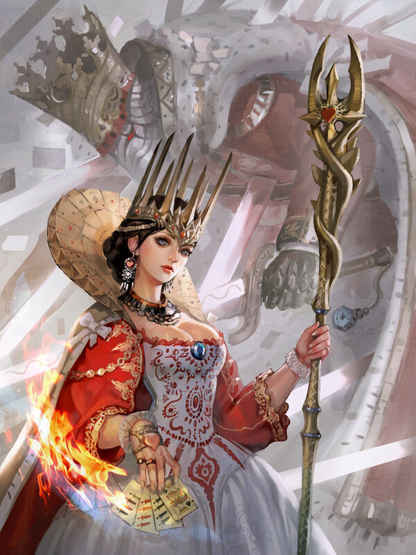 Queen Holding Staff