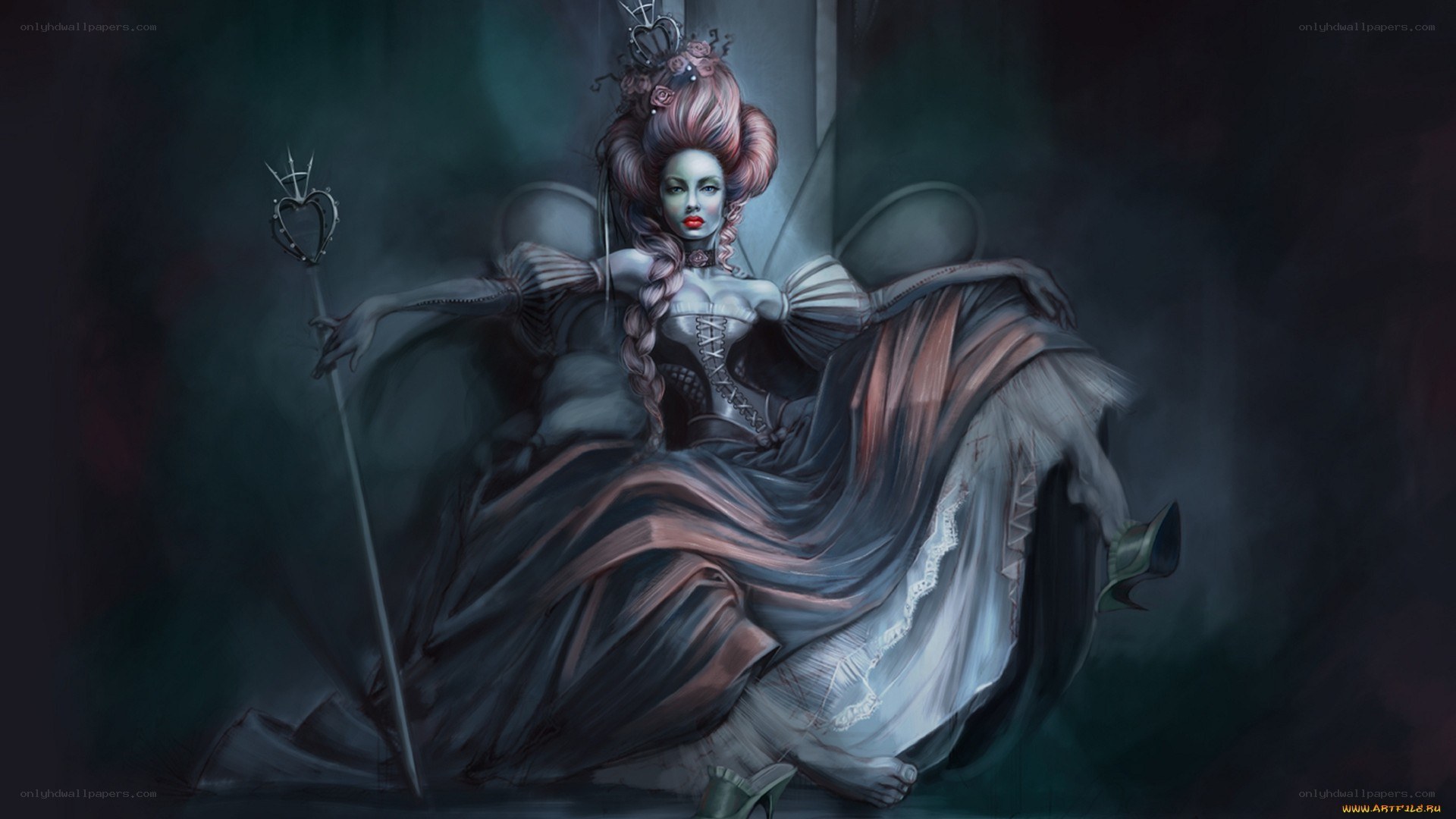 queen in dark fantasy