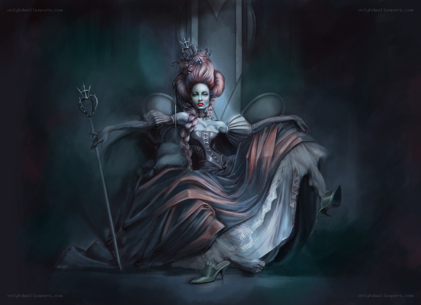 queen in dark fantasy