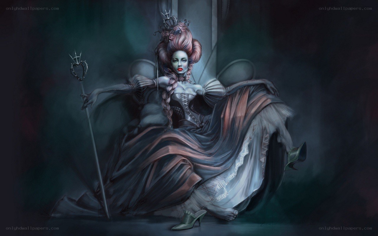queen in dark fantasy