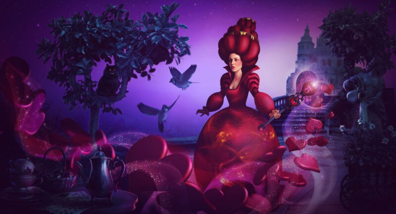 Queen in Red Dress