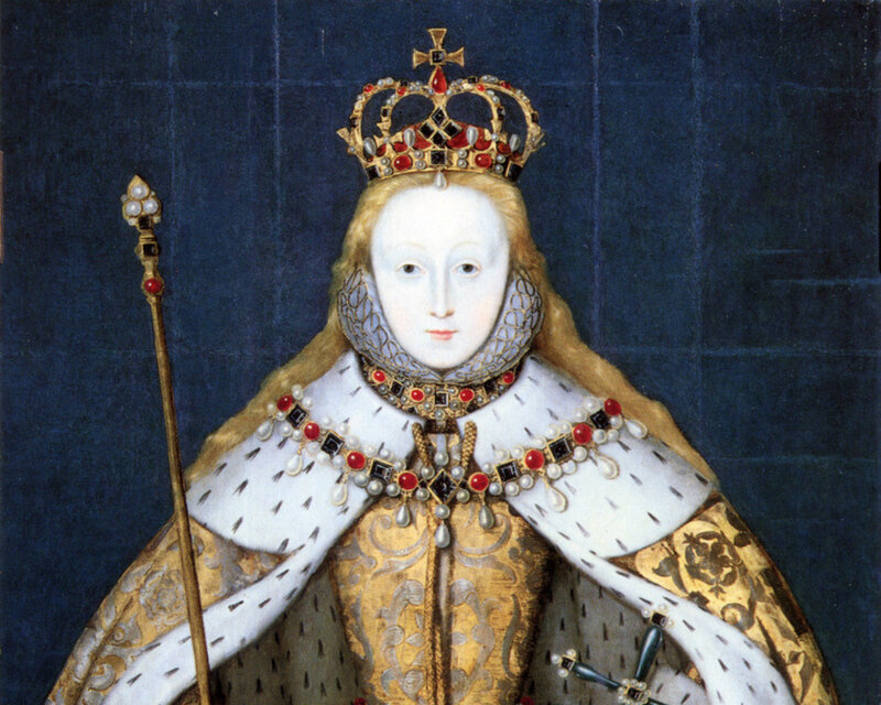 Queen in Royal Attire