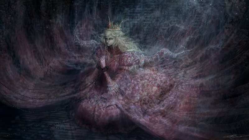 Queen in Tattered Gown
