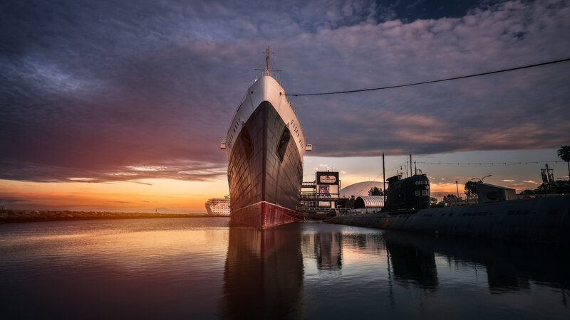 Queen Mary Ship — Orange