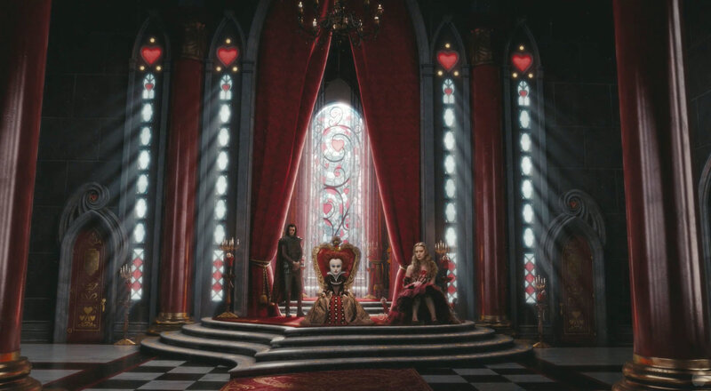 Queen of Hearts throne room
