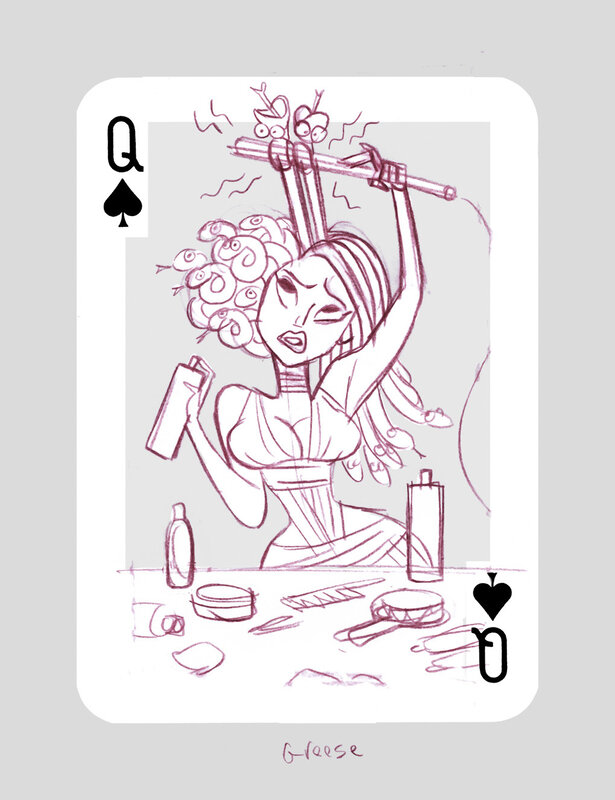 Queen of Spades sketch