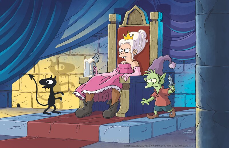 Queen on a Throne — Blue