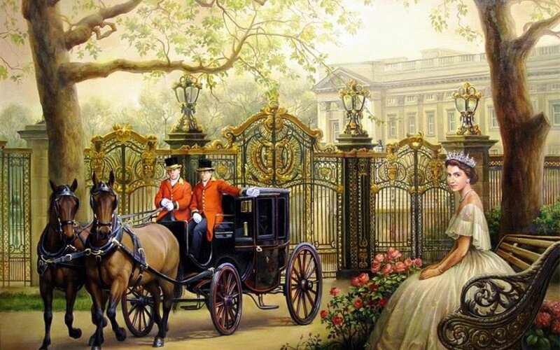 Queen on Bench