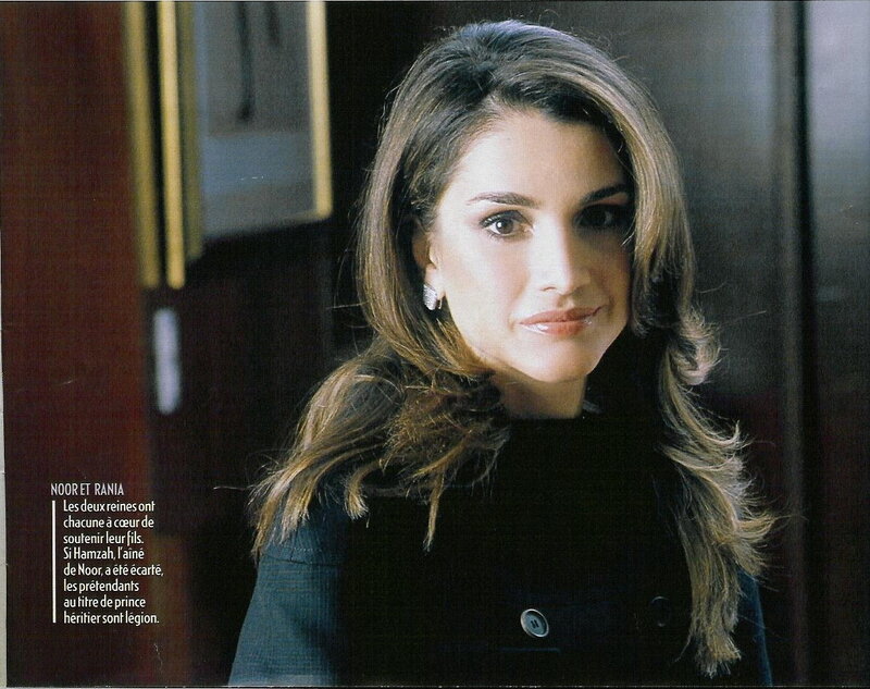 Queen Rania of Jordan portrait