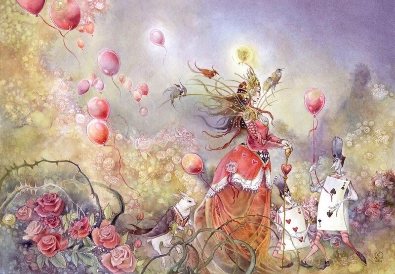 Queen with Balloons