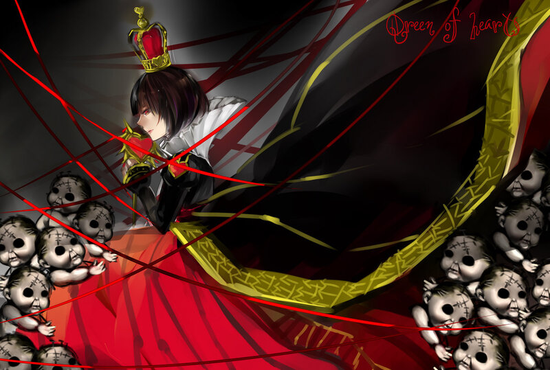 Queen with Dolls