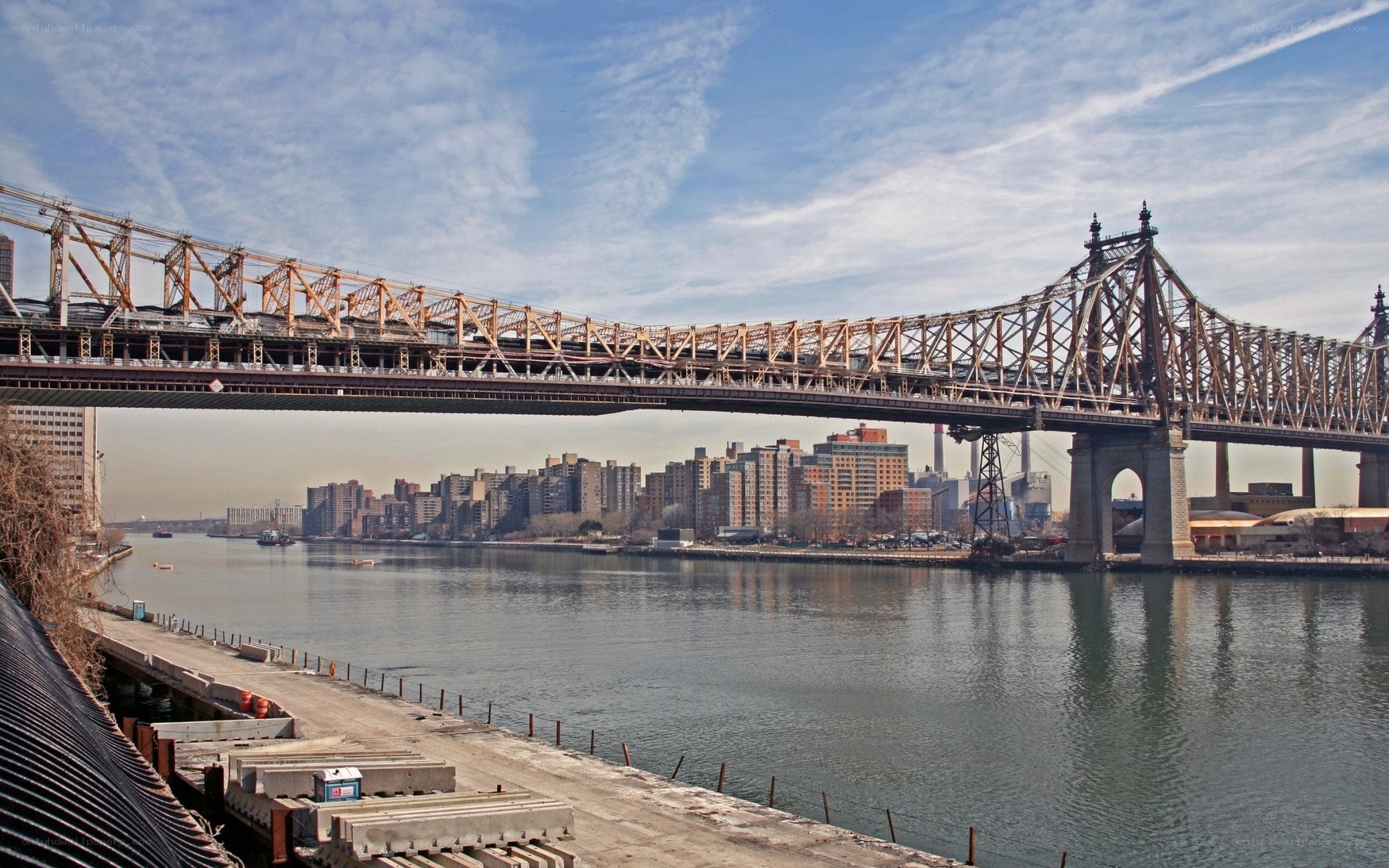 Queensboro Bridge and East River