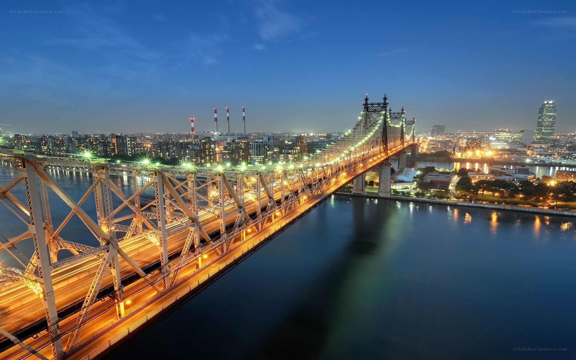 Queensboro Bridge at dusk