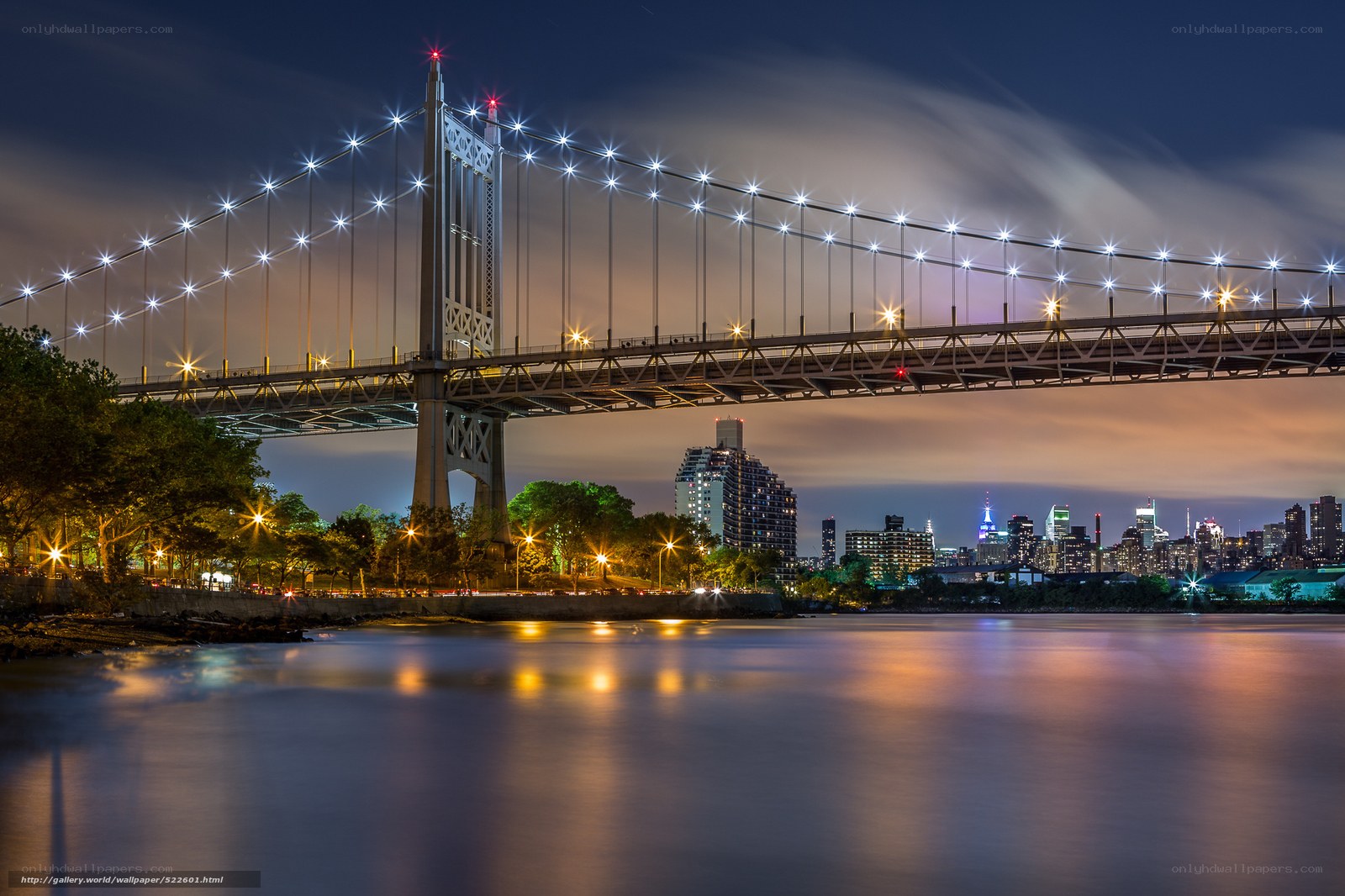 Queensboro Bridge at night