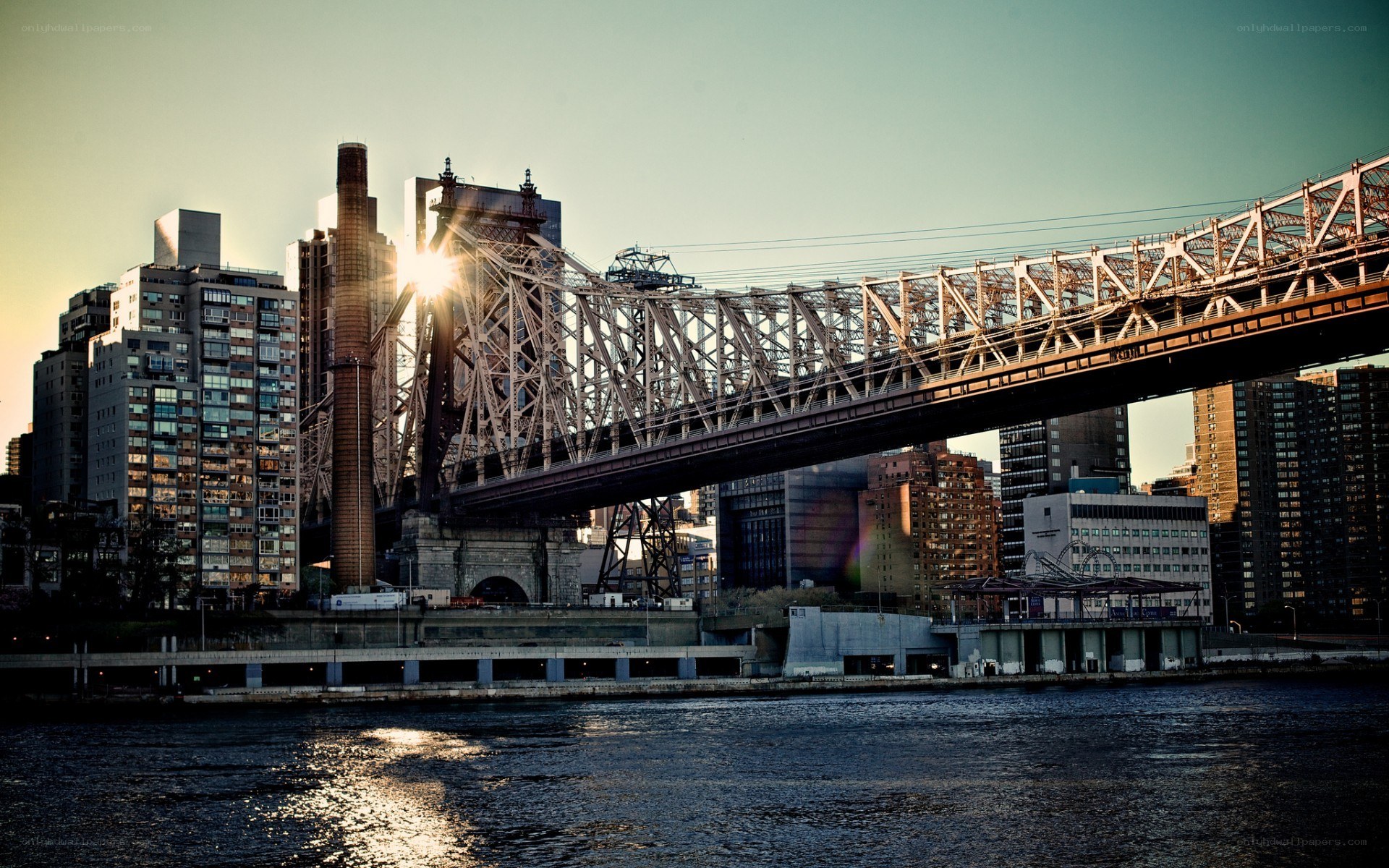 Queensboro Bridge at sunset