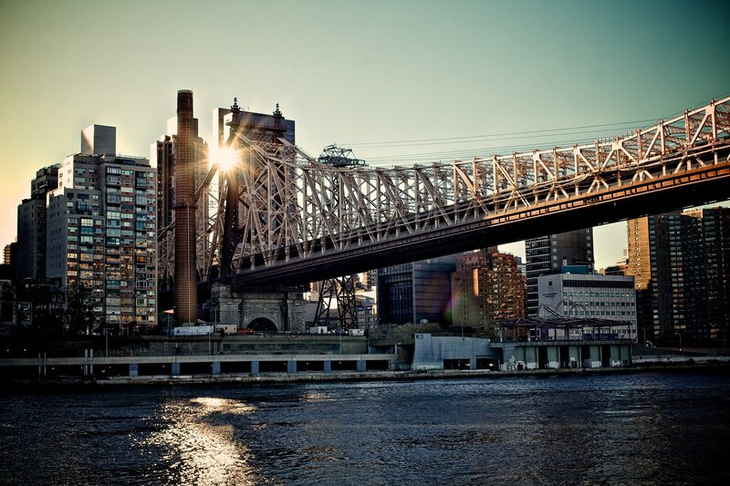 Queensboro Bridge at sunset