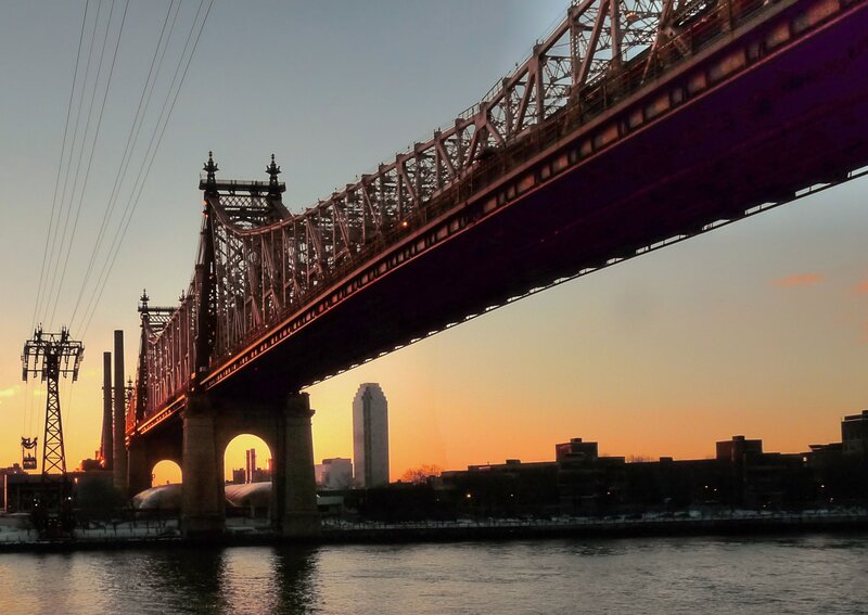 Queensboro Bridge at sunset