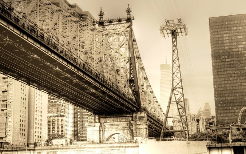 Queensboro Bridge — Sepia