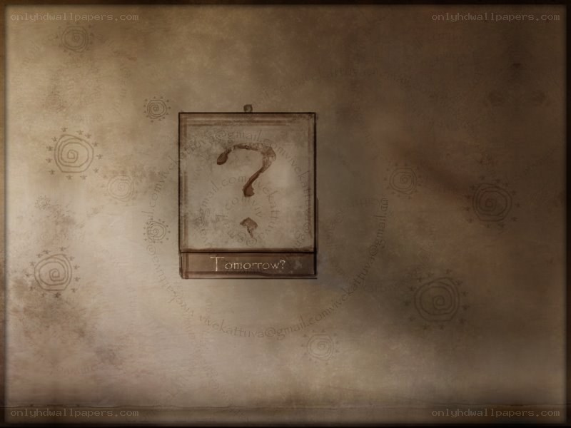 question mark on old paper