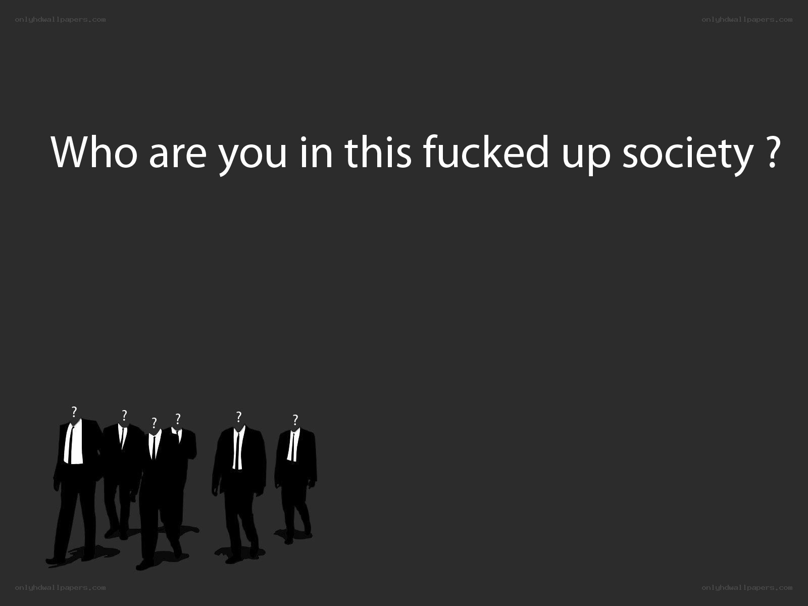 questioning society identity