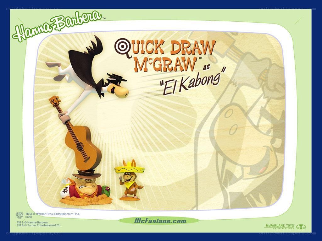 Quick Draw McGraw as El Kabong