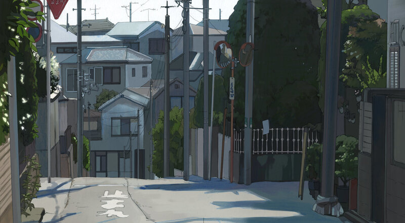 Quiet Japanese residential street