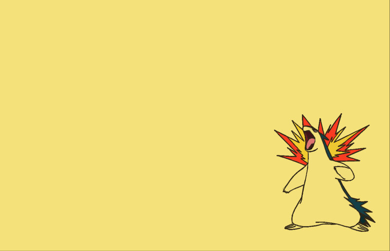 Quilava character illustration