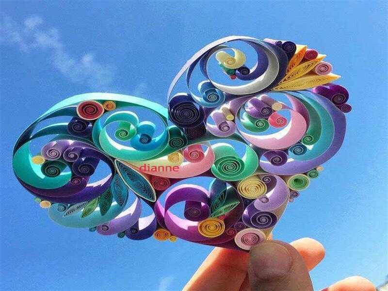 Quilled Heart Craft