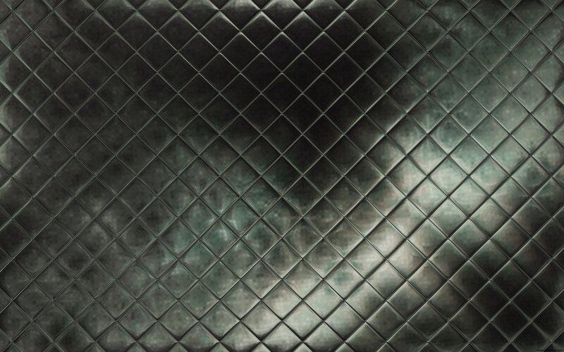Quilted Leather Texture — Black