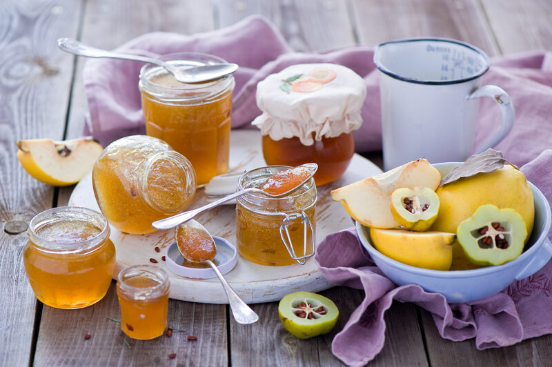 Quince Jam and Fruit