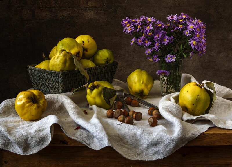 Quinces and Hazelnuts