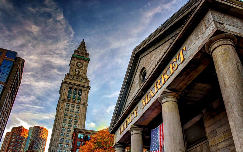 Quincy Market and Custom House Tower